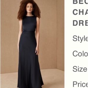 Sachin & Babi long navy dress. Beautiful and new with tags!